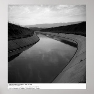 Canal near UC Davis, 1966 Poster