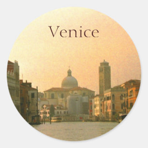 Canal of Venice Italy Stickers
