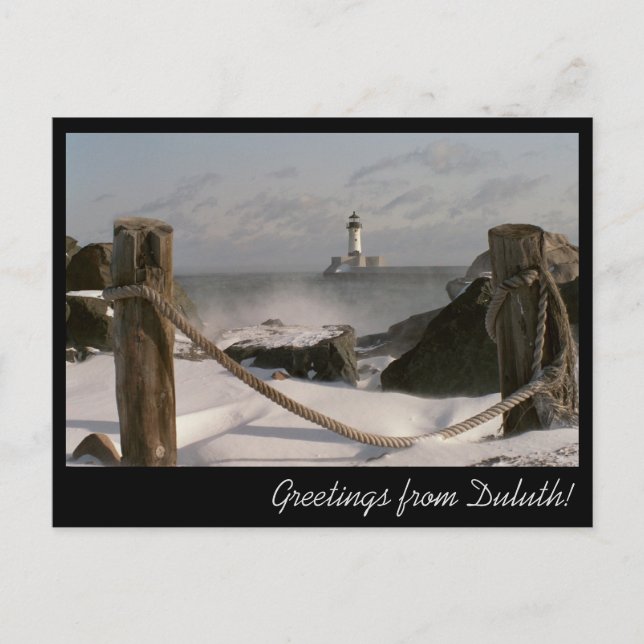 Canal Park Lighthouse Postcard (Front)