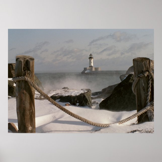 Canal Park Lighthouse print/poster Poster (Front)