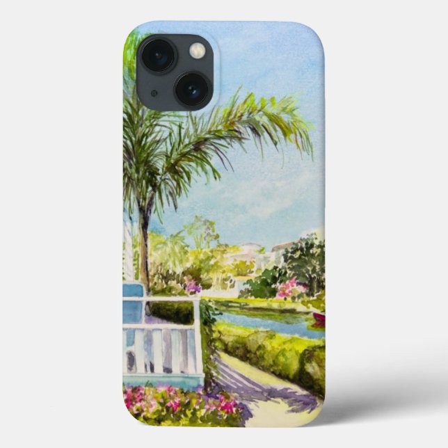 Canal Patio Case-Mate iPhone Case (Back)