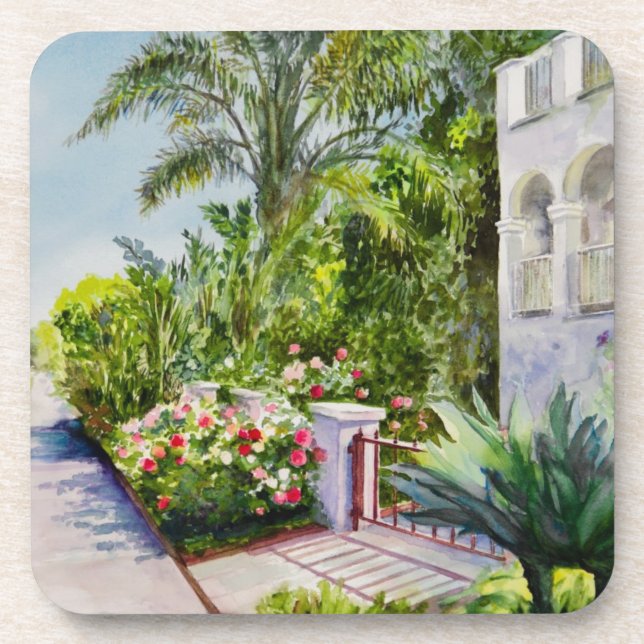 Canal Rose Garden Coaster (Front)