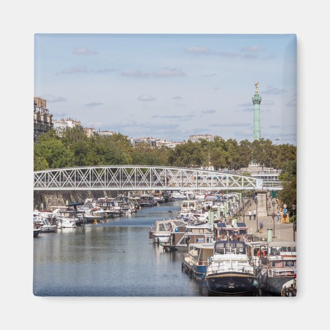 Canal Saint Martin - Paris Magnet (Front)