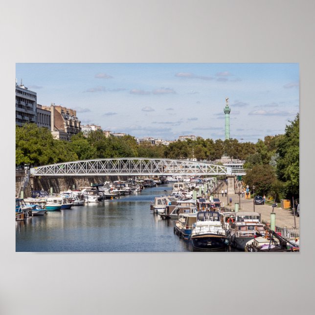 Canal Saint Martin - Paris Poster (Front)