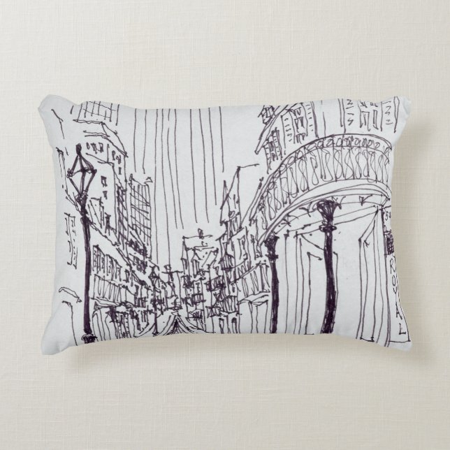 Canal Street | New Orleans, Louisiana Decorative Cushion (Front)