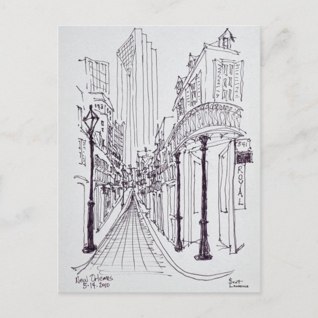 Canal Street | New Orleans, Louisiana Postcard (Front)