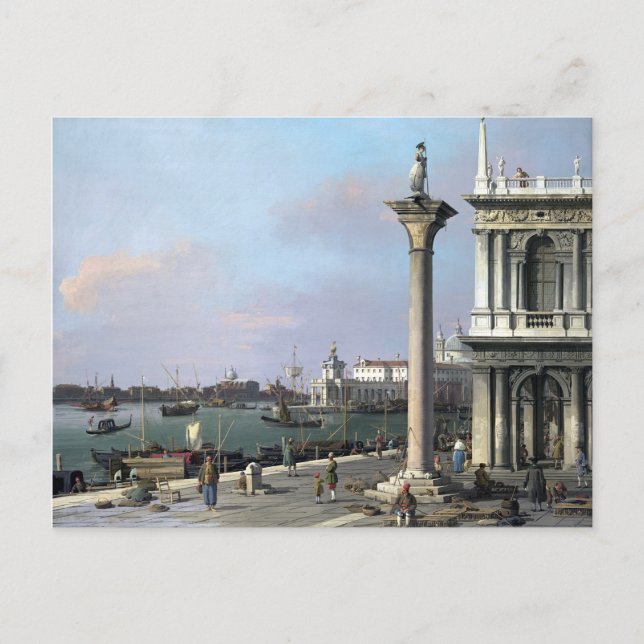 Canaletto Bacino di S. Marco From the Piazzetta Postcard (Front)