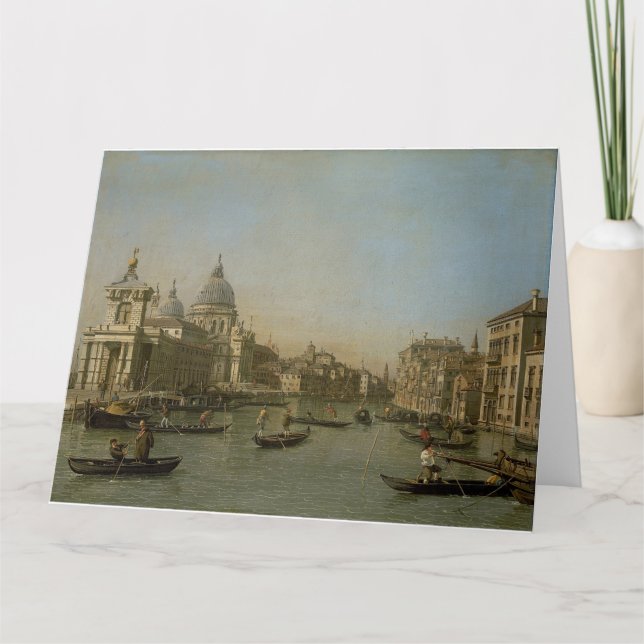 Canaletto - Entrance To The Grand Canal Card (Front)