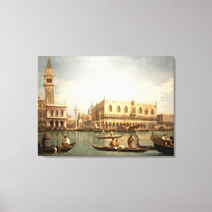 Canaletto masterpiece - View of San Marco, Venice Canvas Print