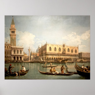 Canaletto masterpiece - View of San Marco Venice Poster