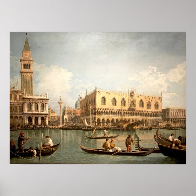 Canaletto masterpiece - View of San Marco Venice Poster (Front)