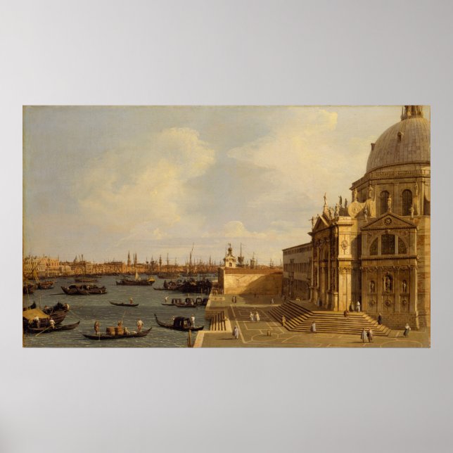 Canaletto | Venice: Santa Maria della Salute Poster (Front)