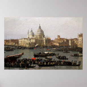 Canaletto Venice, the San Marco Basin Poster