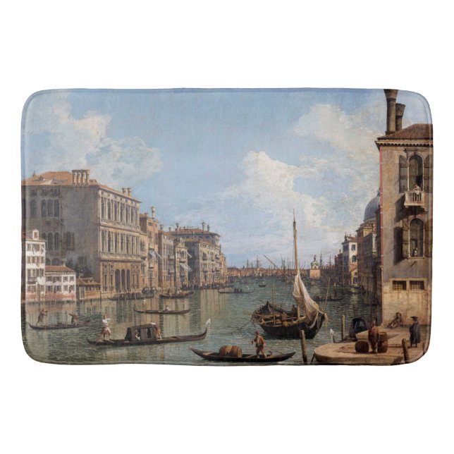 Canaletto View of the Grand Canal    Bath Mat (Front)
