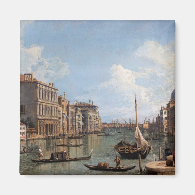Canaletto View of the Grand Canal   Magnet (Front)