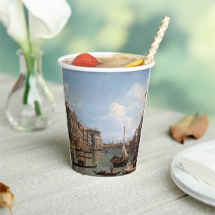 Canaletto View of the Grand Canal Paper Cups