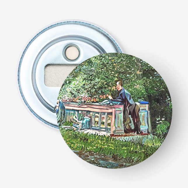 CANALS AND NARROWBOATS BOTTLE OPENER (Front)