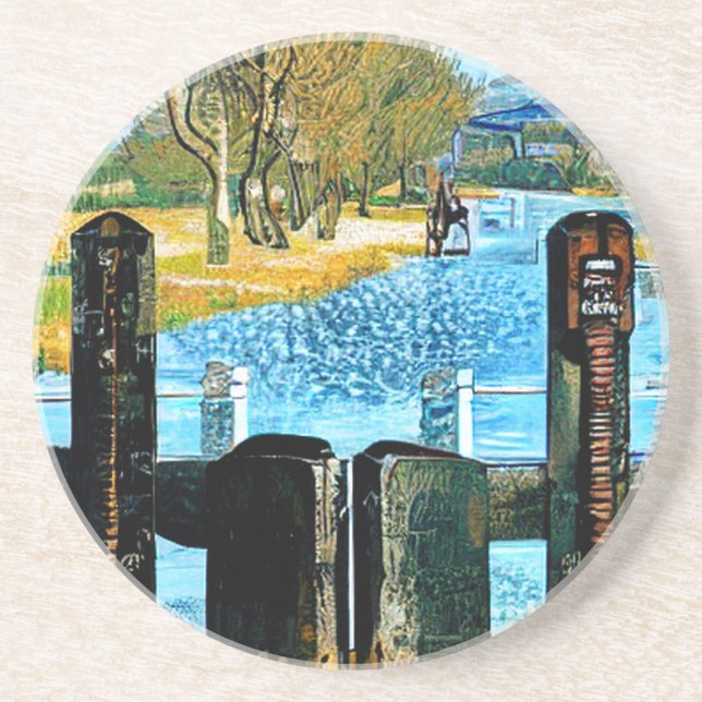 CANALS AND NARROWBOATS COASTER (Front)