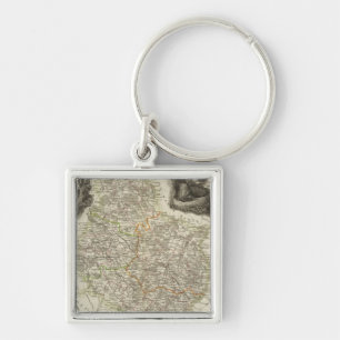 Canals and roads key ring