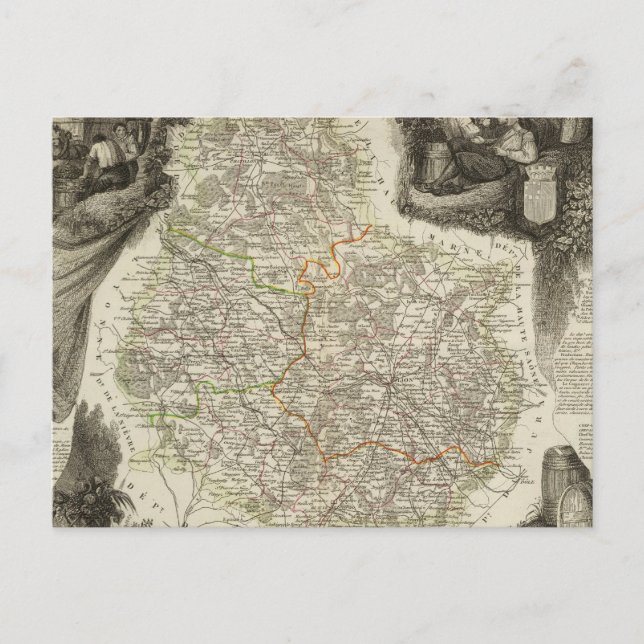 Canals and roads postcard (Front)