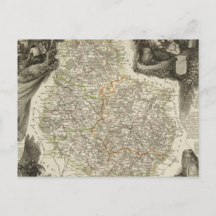 Canals and roads postcard