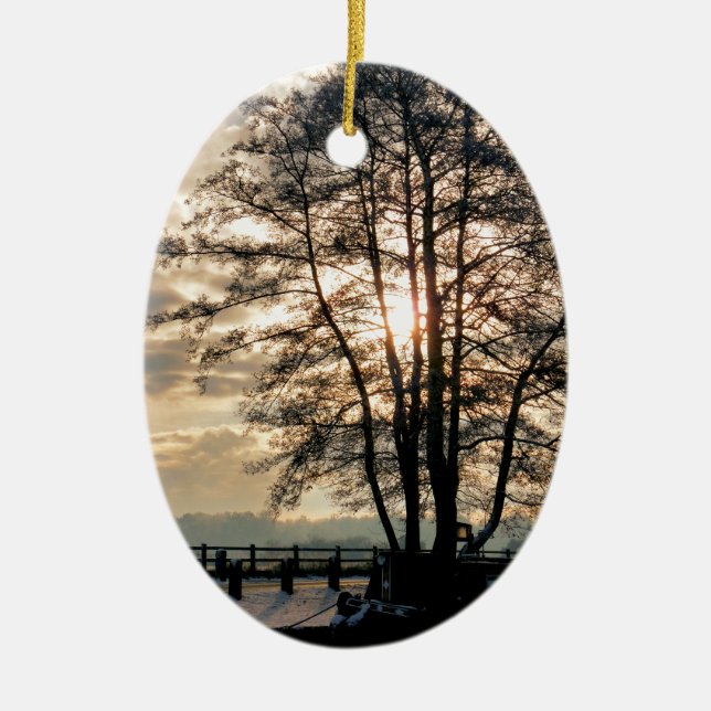 CANALS CERAMIC TREE DECORATION (Front)