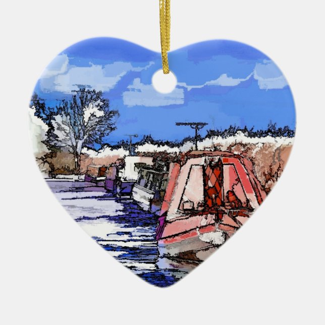 CANALS CERAMIC TREE DECORATION (Front)