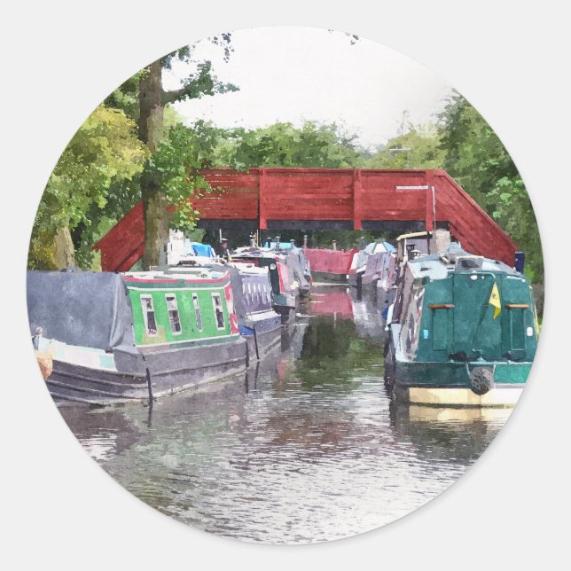 CANALS CLASSIC ROUND STICKER (Front)