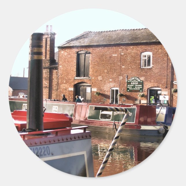 CANALS CLASSIC ROUND STICKER (Front)