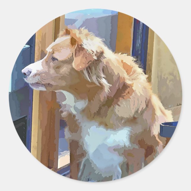 CANALS CLASSIC ROUND STICKER (Front)