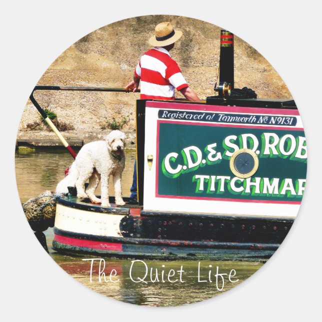 CANALS CLASSIC ROUND STICKER (Front)