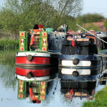 CANALS COASTER<br><div class="desc">Canal boats, known in the UK as narrowboats, were originally used to transport goods around the country. They are now used mainly for leisure and attract people from all over the world to enjoy our rural countryside. These boats look very pretty with their brightly coloured cabins, traditionally blue, red or...</div>