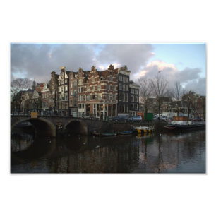 Canals in Amsterdam Photo Print