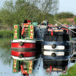CANALS JIGSAW PUZZLE<br><div class="desc">Canal boats, known in the UK as narrowboats, were originally used to transport goods around the country. They are now used mainly for leisure and attract people from all over the world to enjoy our rural countryside. These boats look very pretty with their brightly coloured cabins, traditionally blue, red or...</div>
