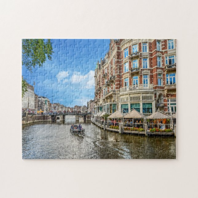 Canals of Amsterdam. Jigsaw Puzzle (Horizontal)