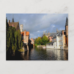 Canals of Bruges Postcard