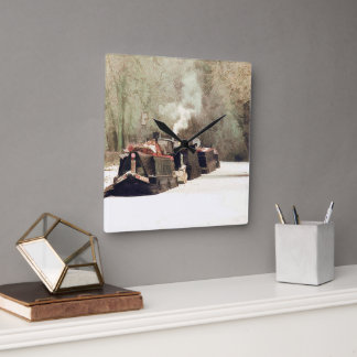 CANALS SQUARE WALL CLOCK