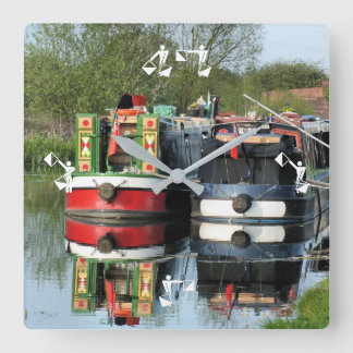 CANALS SQUARE WALL CLOCK
