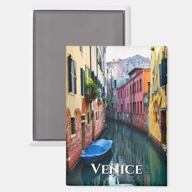 Canals Venice Magnet (Front/Back)