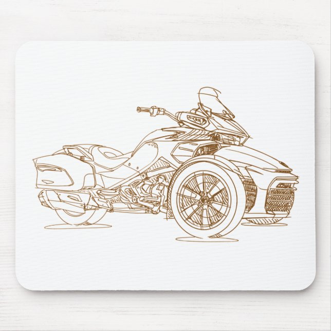 CanAm Spyder F3T 2016 Mouse Mat (Front)