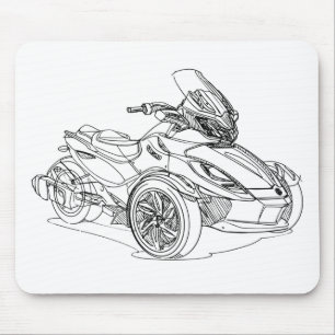 CanAm Spyder STS 2013 Mouse Mat