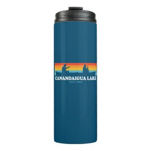 Canandaigua Lake New York Canoe Thermal Tumbler