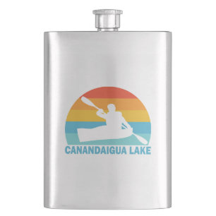 Canandaigua Lake New York Kayak Hip Flask