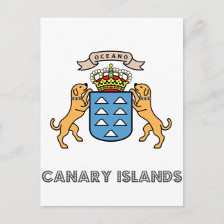 canarias Emblem Postcard
