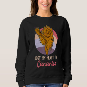 Canary Bird Biologist Songbird Canaries Ornitholog Sweatshirt