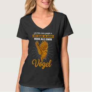 Canary Bird Biologist Songbird Canaries Ornitholog T-Shirt