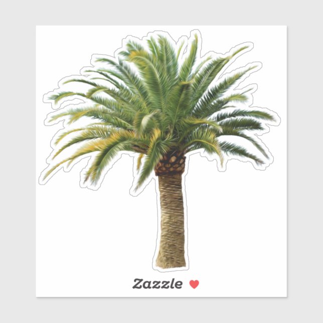 Canary Island Date Palm Tree Sticker (Sheet)