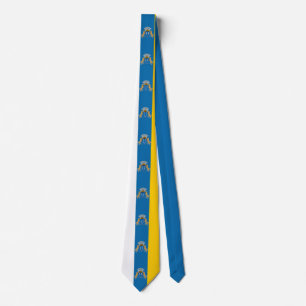 Canary Islands Flag (Canaries) (Canarias, Spain) Tie