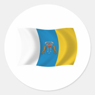 Canary Islands Flag Sticker