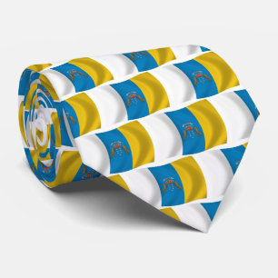Canary Islands Flag Tie
